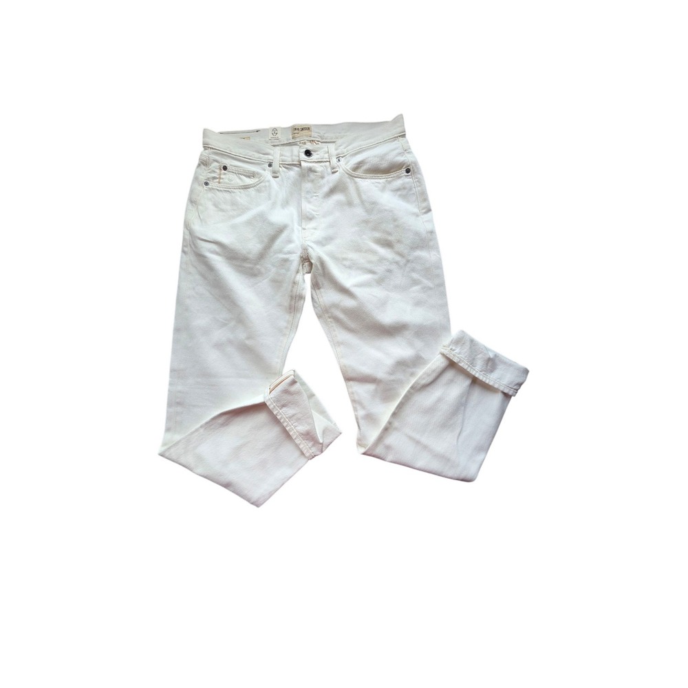 Todd Snyder Slim Fit Selvedge‎ Denim Jeans size 31x32 White JE030319 1036